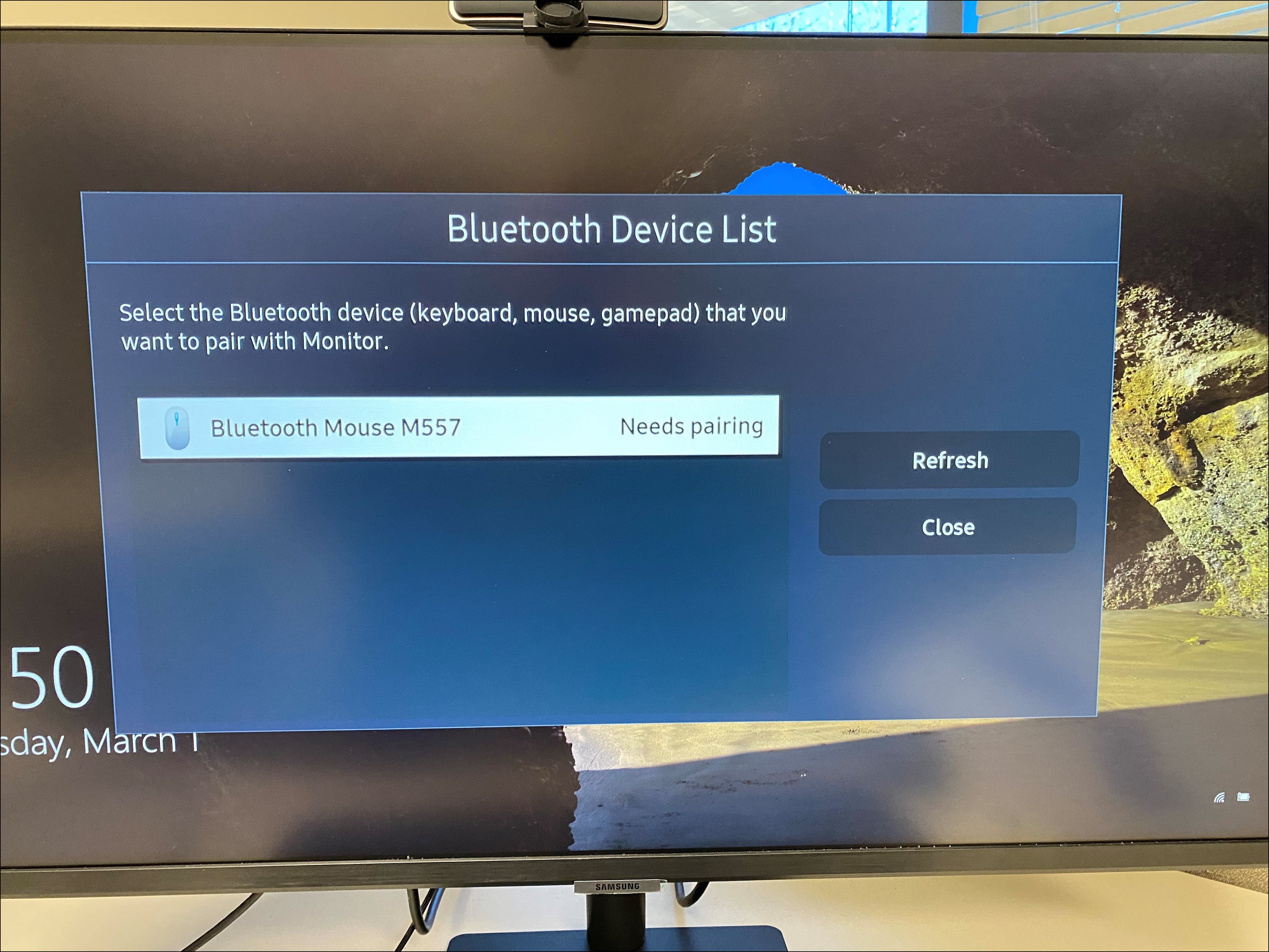 Connect a Bluetooth device to your Samsung TV